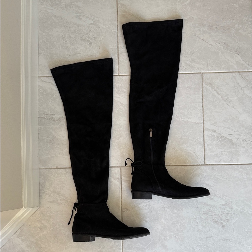Black Over-the-Knee Women's Boots
